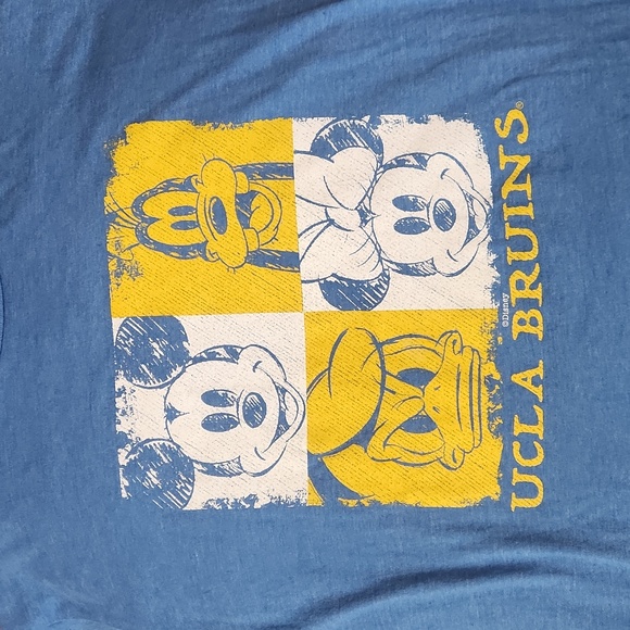 Disney UCLA Bruins Womens Cotton Blend Graphic Crewneck Tshirt - Picture 2 of 3